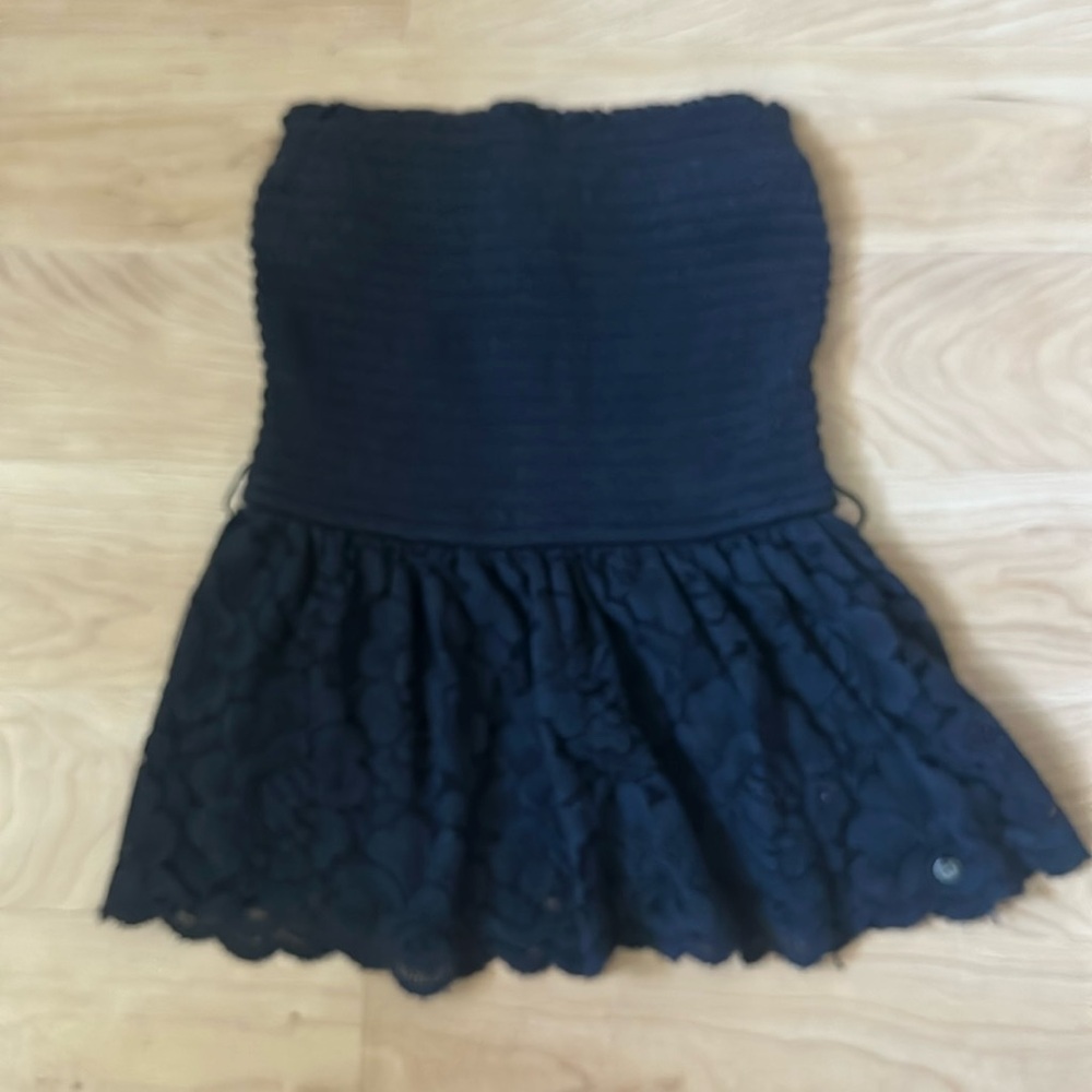 Abercrombie and Fitch Strapless Top • XS • Navy